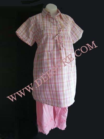 ชุดคลุมท้อง เสื้อ กางเกงขาสี่ส่วน